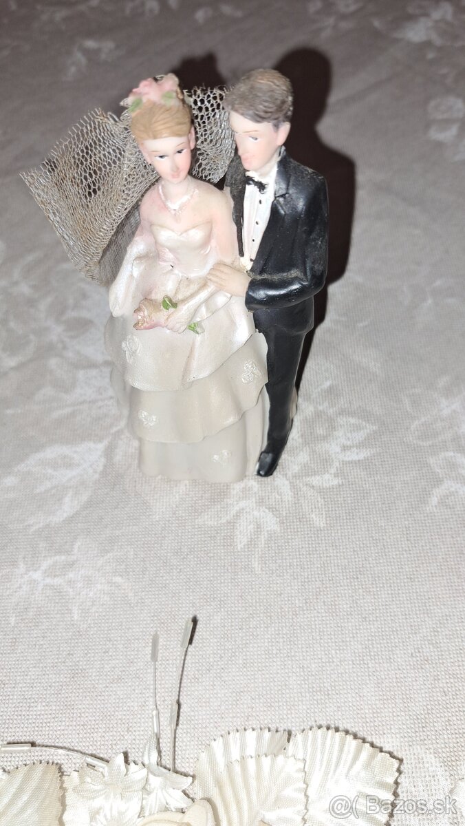 Svadobné pierka a ozdoba na tortu - 3