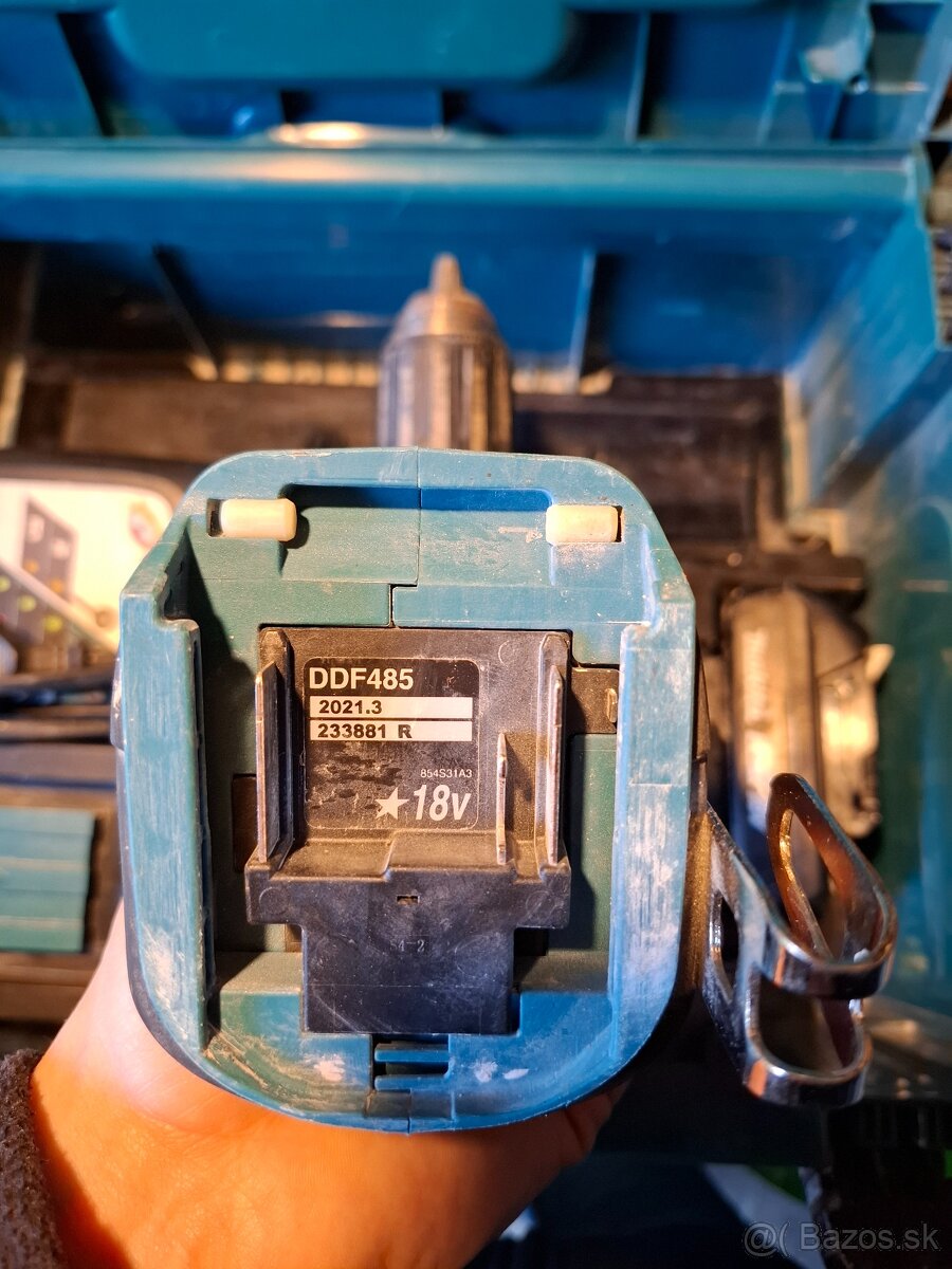 Aku skrutkovač makita 2x 2ah bateria a nabíjačka - 3