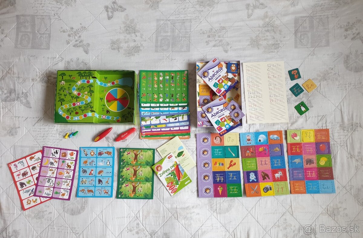 Zvieratá Sveta a Abeceda, Interaktívne Decké Spolocenske Hry - 3