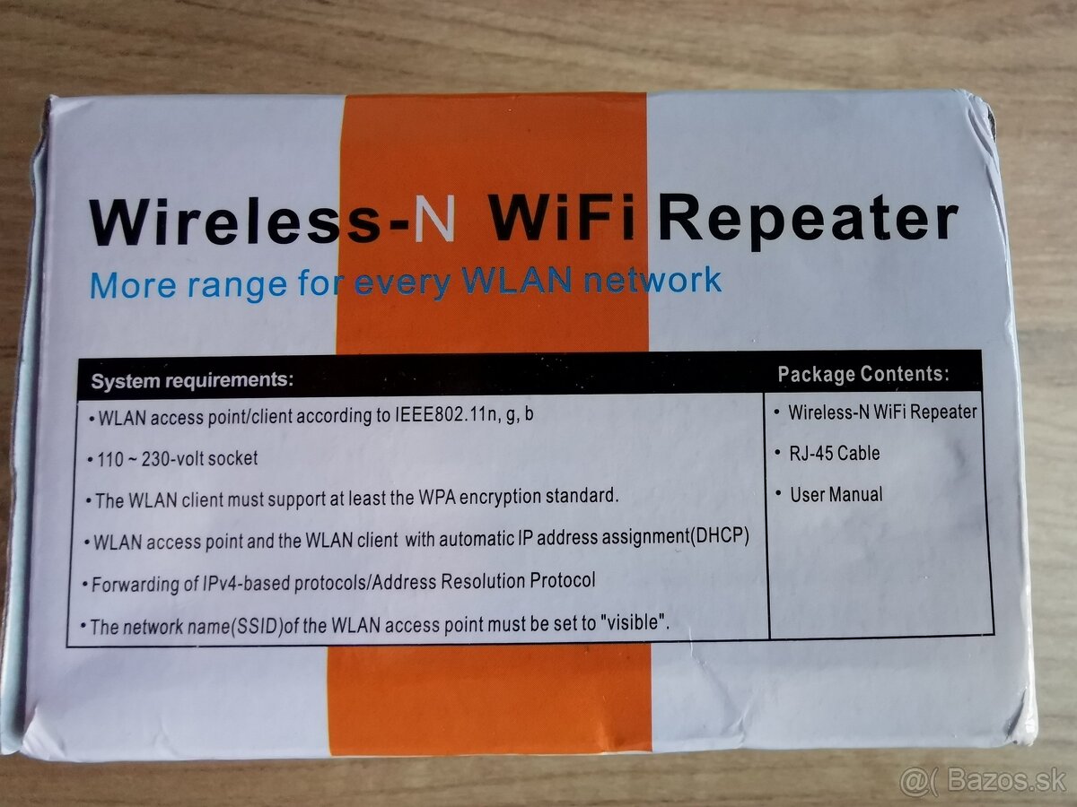 Predám Wi-Fi Repeater - 3