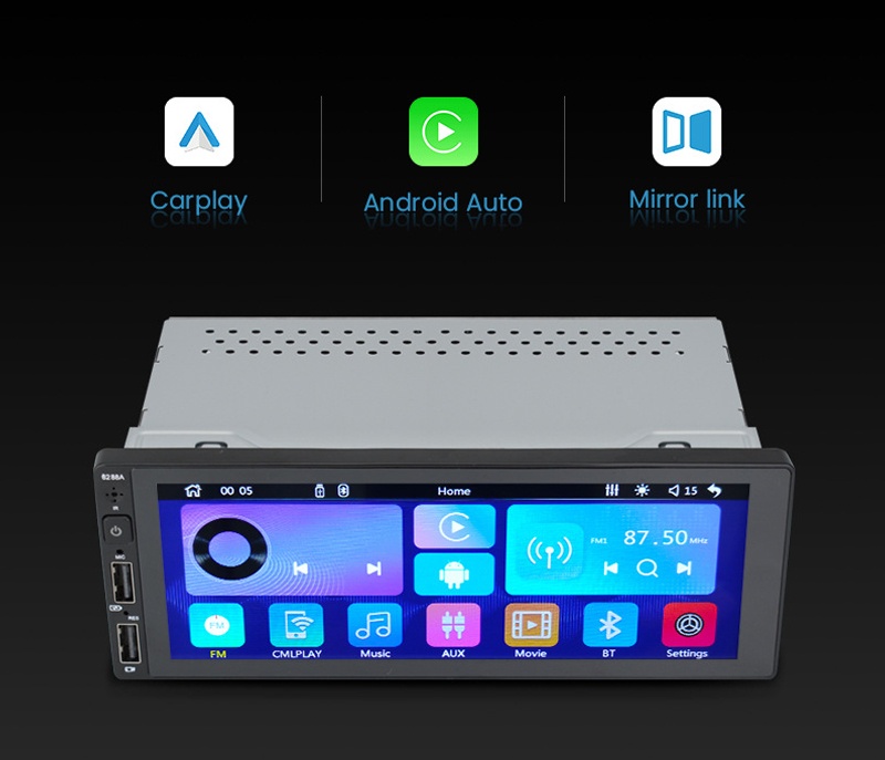 1DIN AUTORADIO GPS CARPLAY - 3