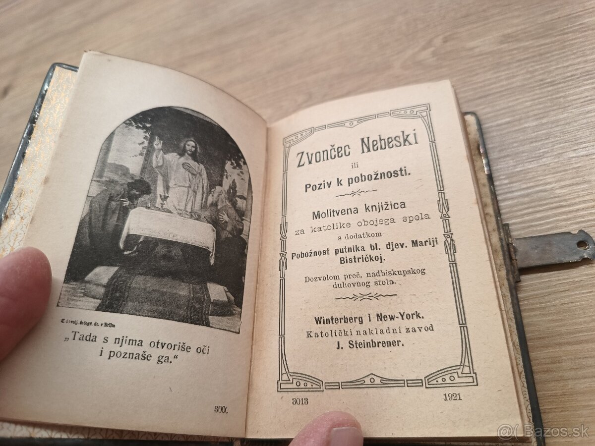 Starožitná modlitebná knižka 1911 - 3