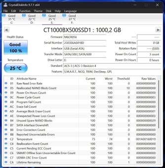 Crucial BX500 1TB SSD - nový - 3
