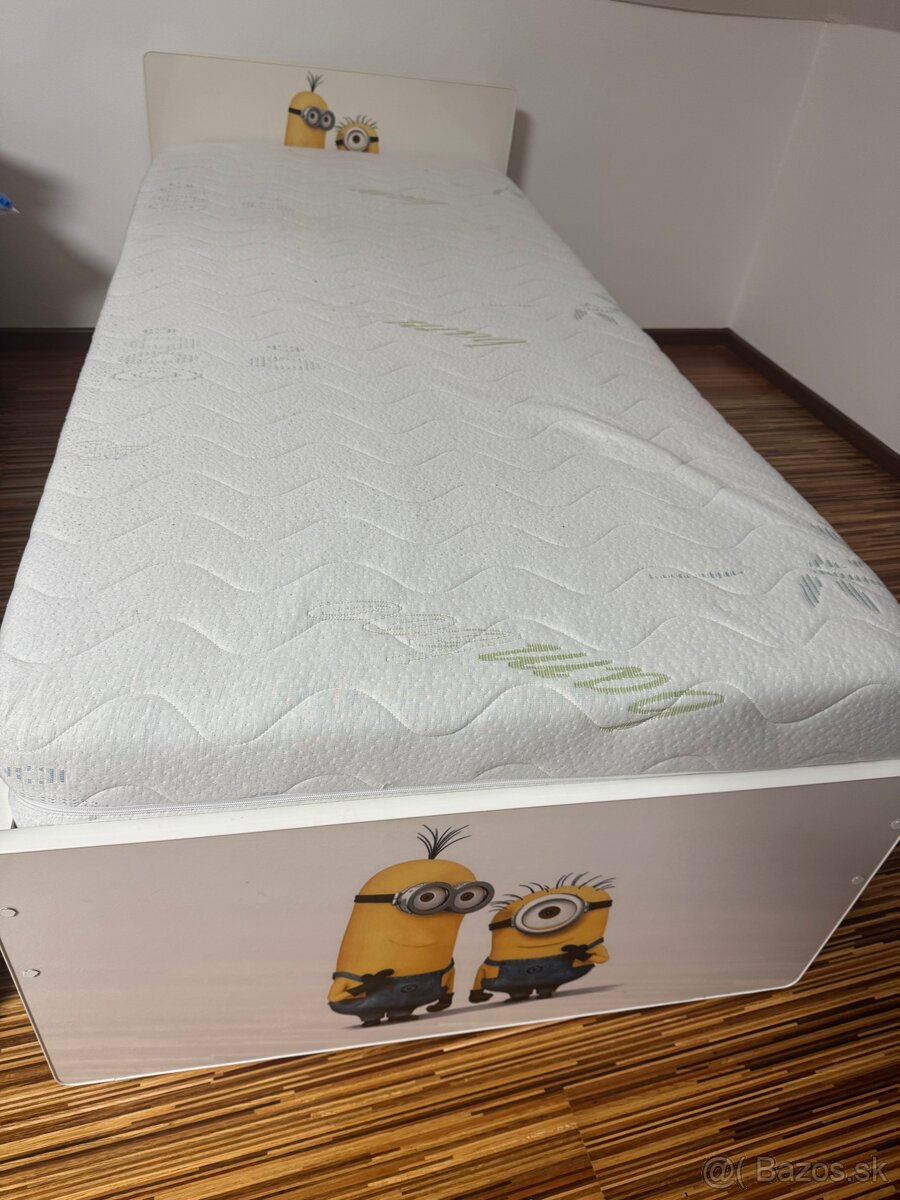 Detská posteľ MIMONI s matracom - 3