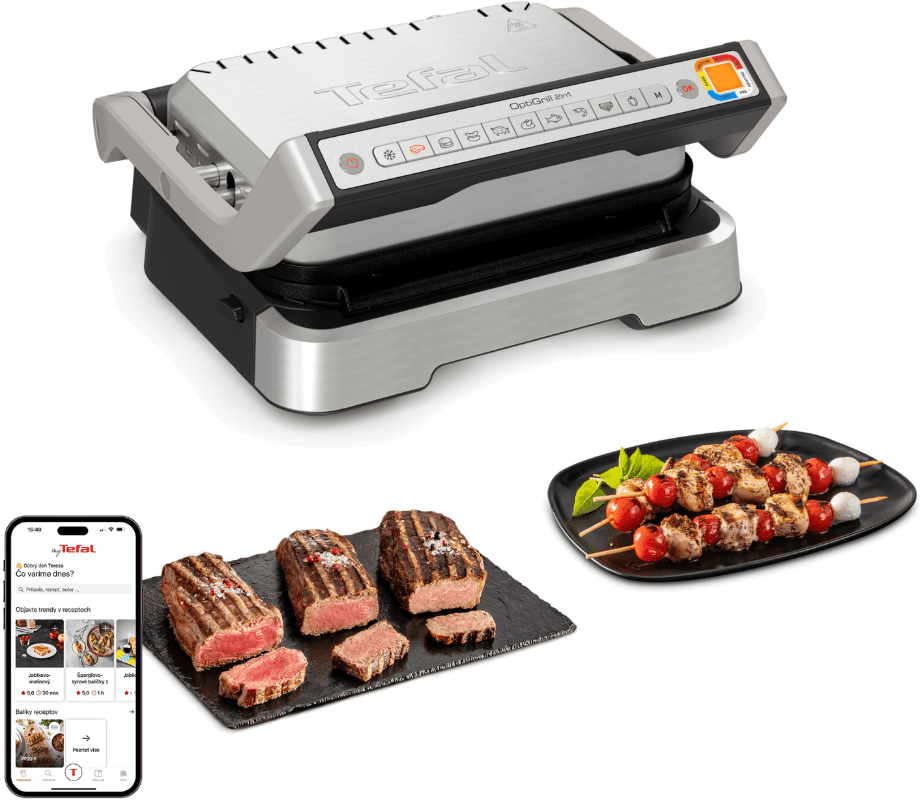 Tefal gril Optigrill 2v1 Inox - 3