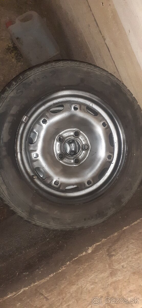 Predám plechové disky 5x100 - 3