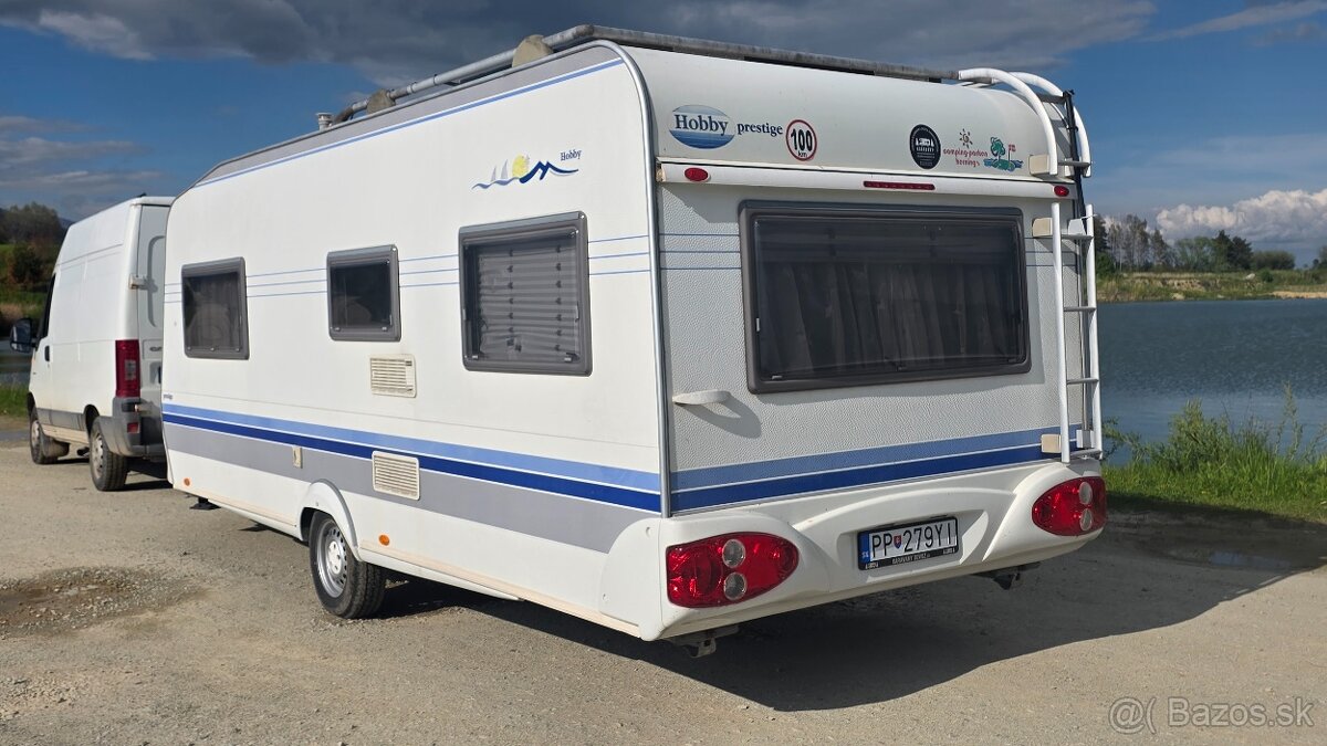 Obytný príves Hobby 540 Prestíge - predstan, solar - 3