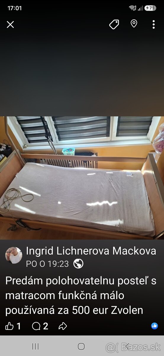 Polohovatelna posteľ - 3