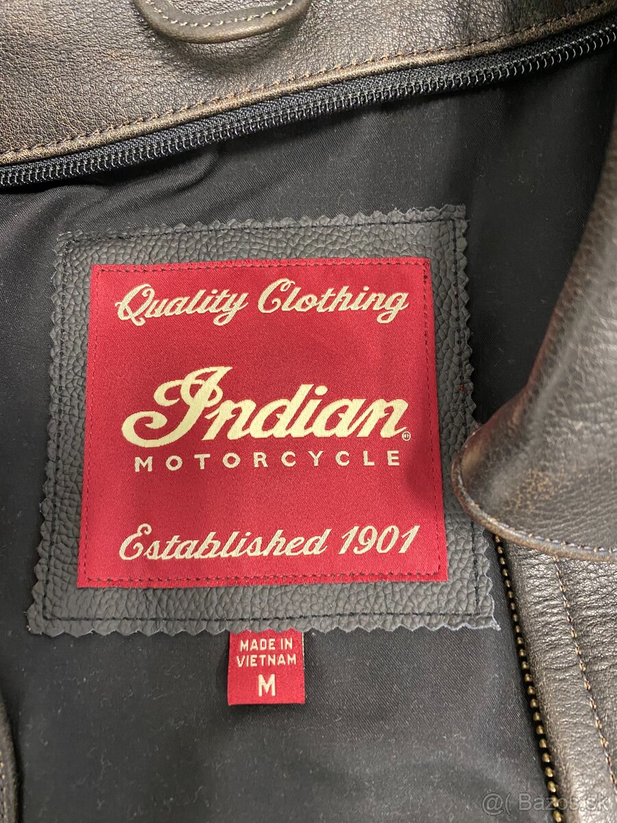 Pánska kožená bunda Indian s vestou classic veľ. M - 3