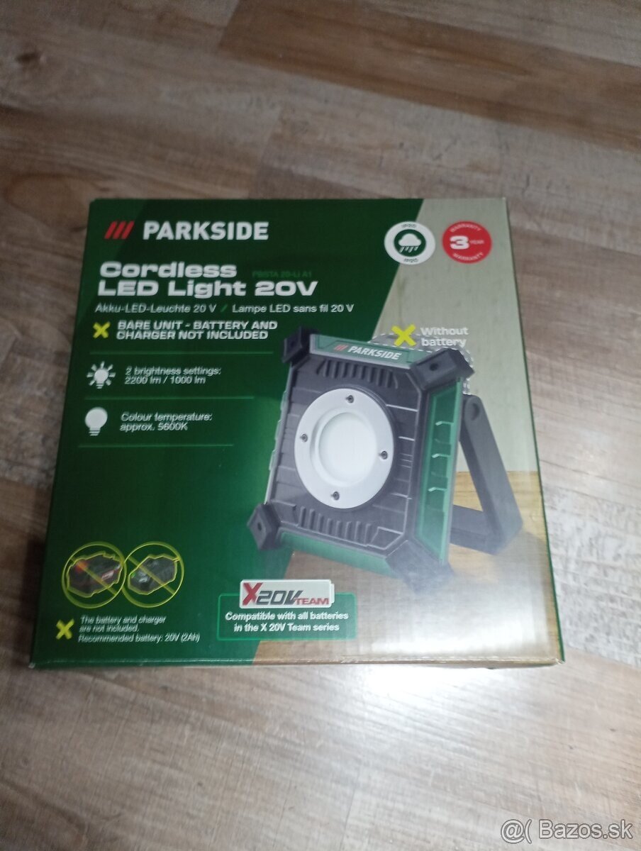 Predám nové aku svietidlo Parkside PBSTA - 3