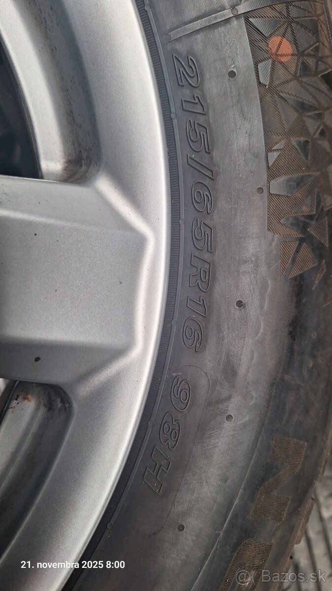 Zimná sada diskov so zimnými pneu - 3