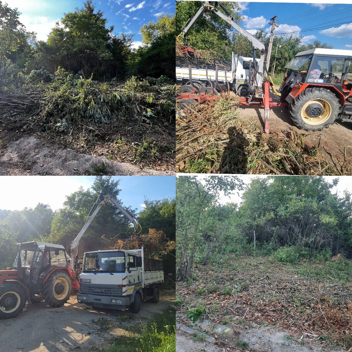 Práce s malotraktorom , kosenie , mulčovanie - 3