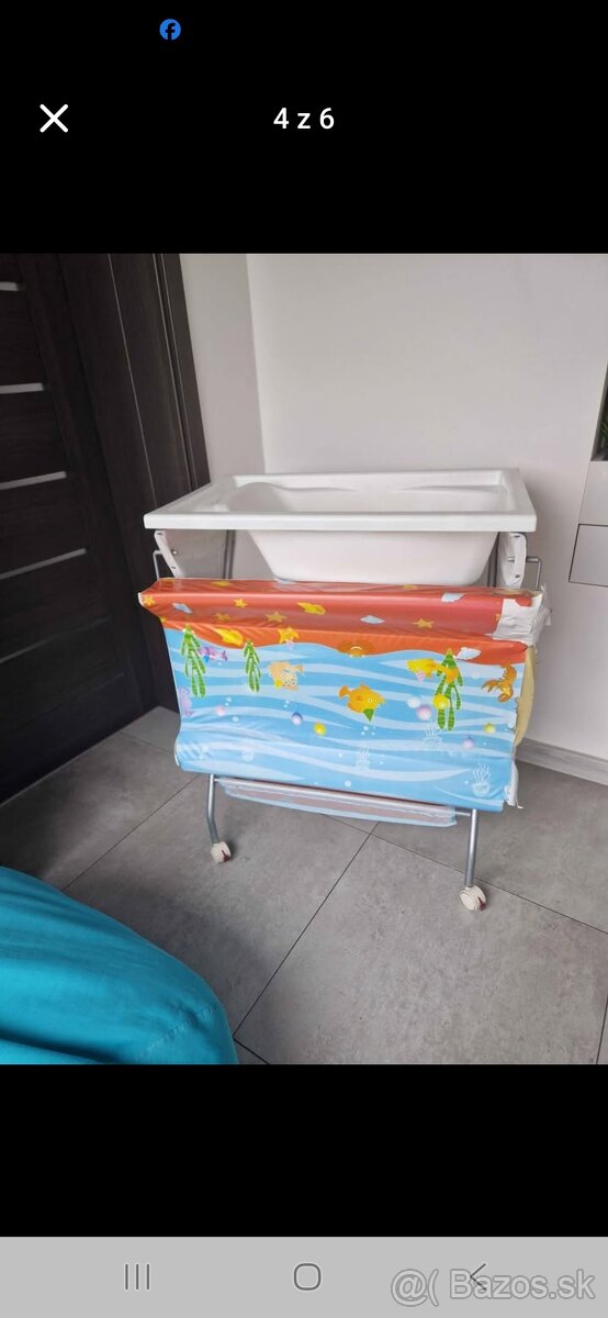 Prebalovací pult s vaničkou - 3