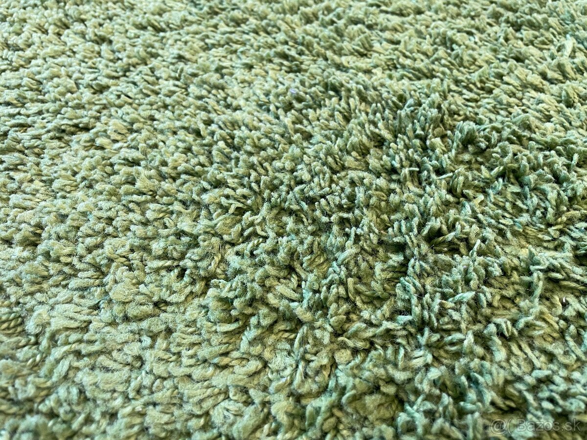 IKEA Hampen zelený koberec 2ks 80x80cm - 3