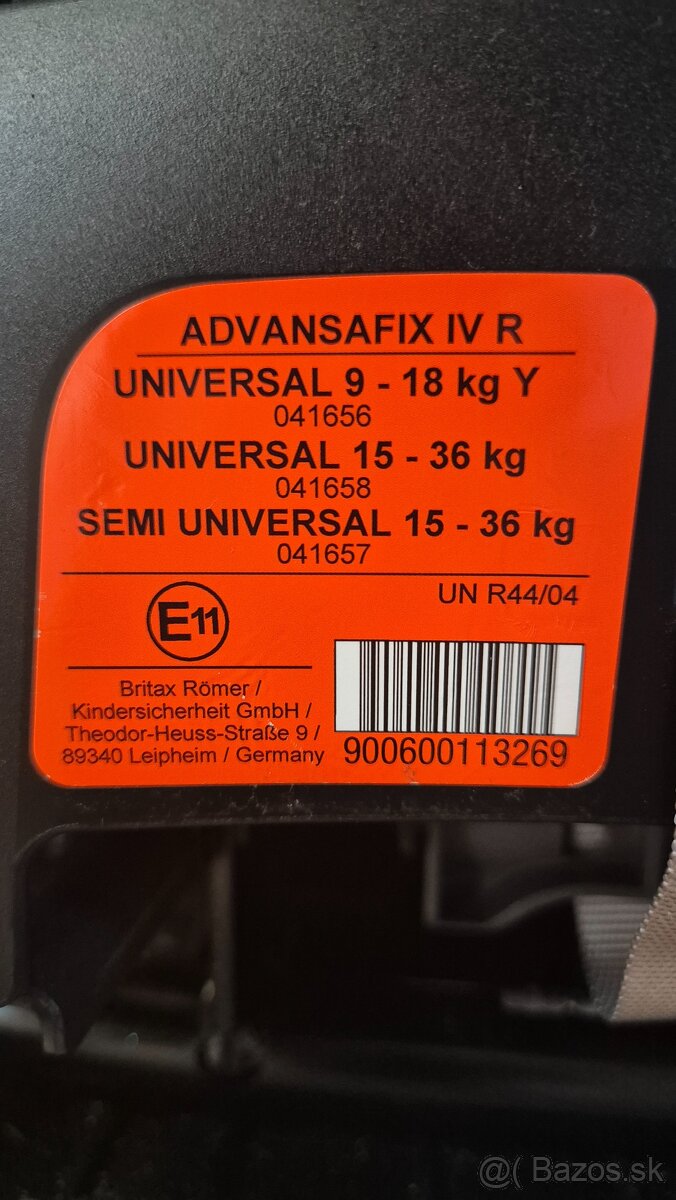 ADVANSAFIX IV R Autosedačka Römer 2020 Moonlight Blue - 3