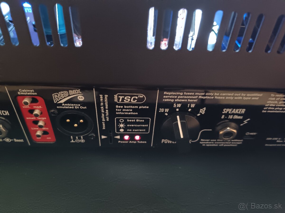 Predám zosilňovač + box Hughes and Kettner - 3