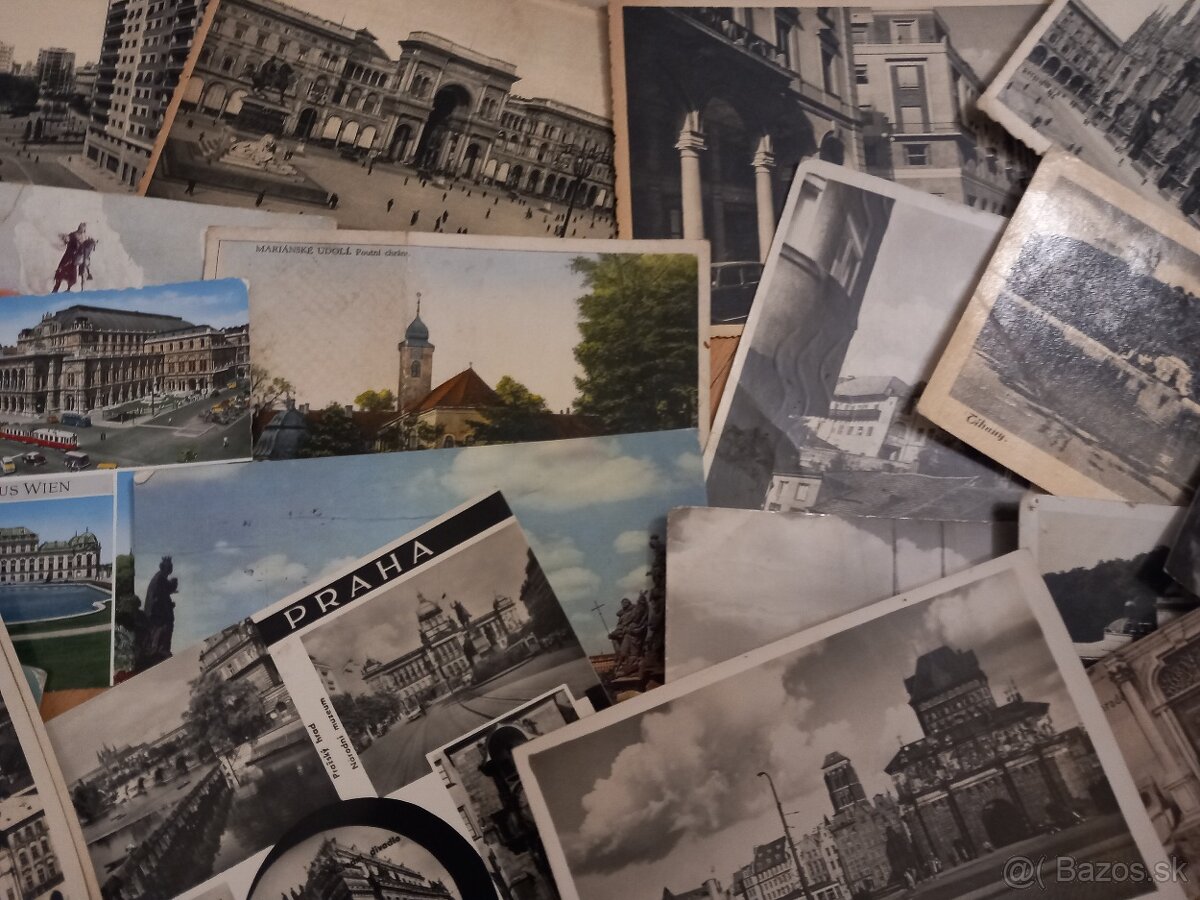 Staré zahraničné pohľadnice - 3