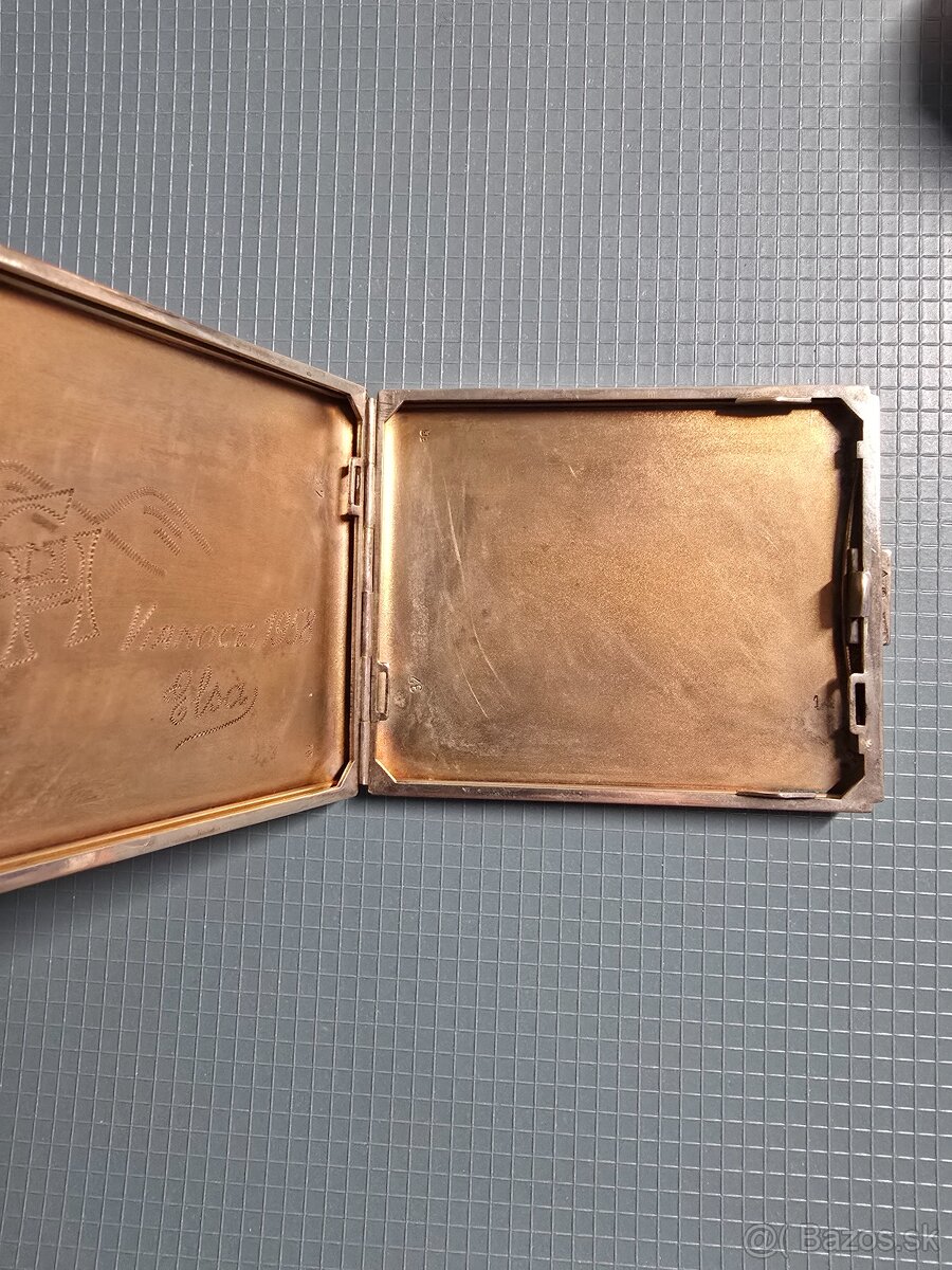 Strieborná tabaterka 835/1000 - 3