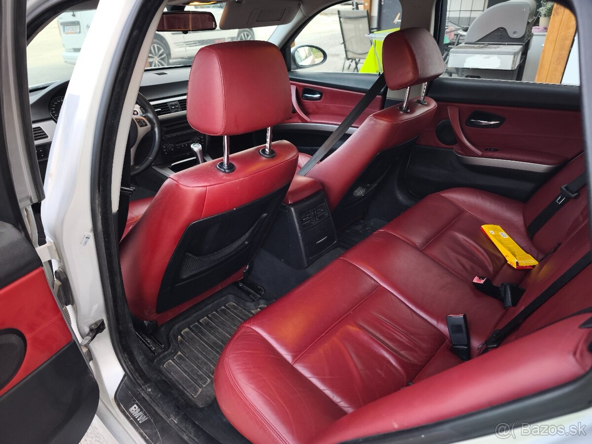Predám červený interiér BMW e91 - 3