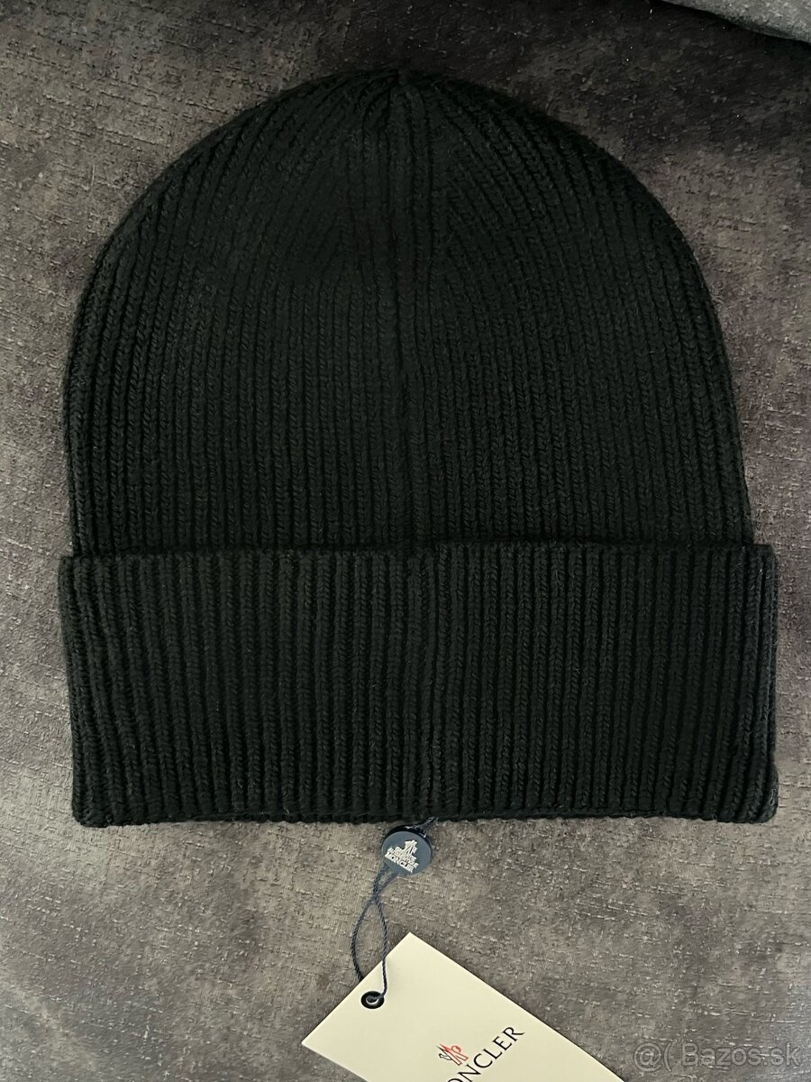 Čierna Moncler čiapka - 3