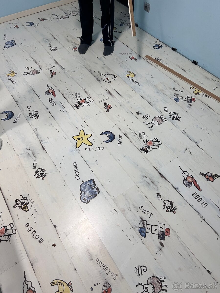 Predám / Darujem plávajúcu podlahu detský motív - 3