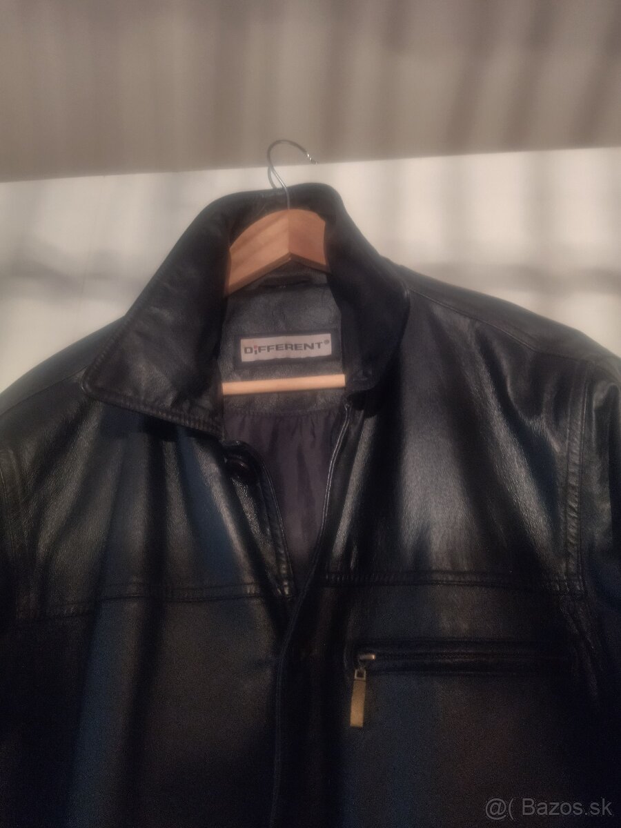 Kožená pánska štílova bunda differend - 3