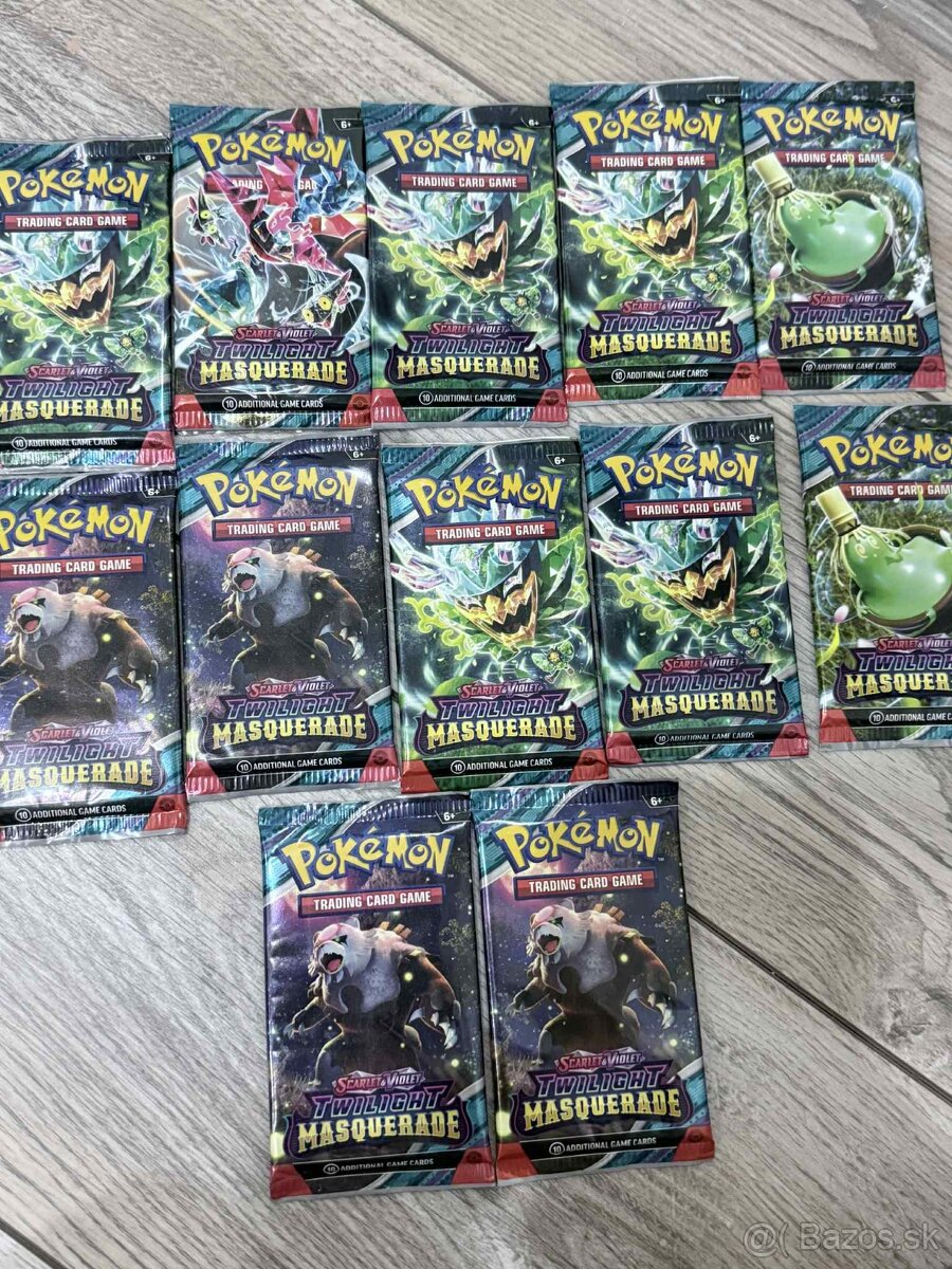 NEOTVORENE POKEMON Booster balicky - 3