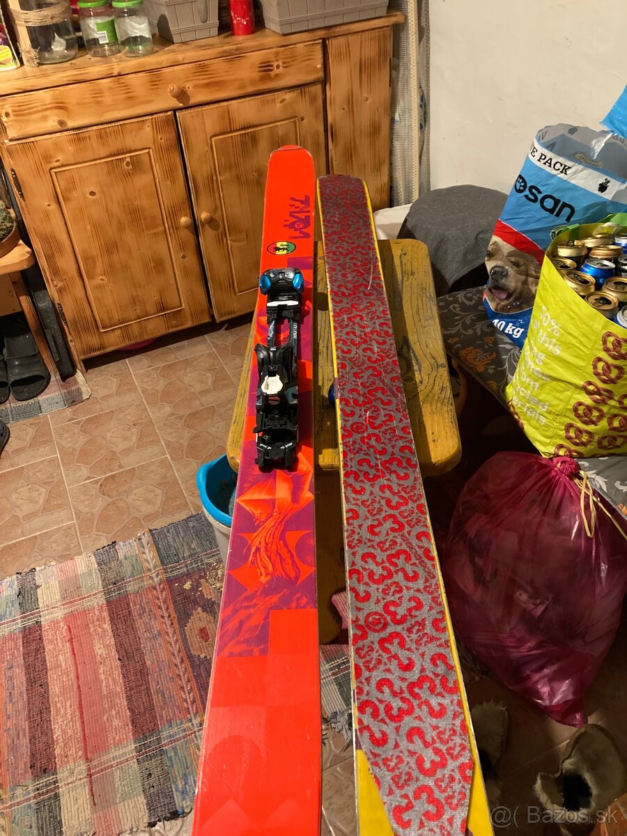 Predám freeride lyže značky Volkl - 3
