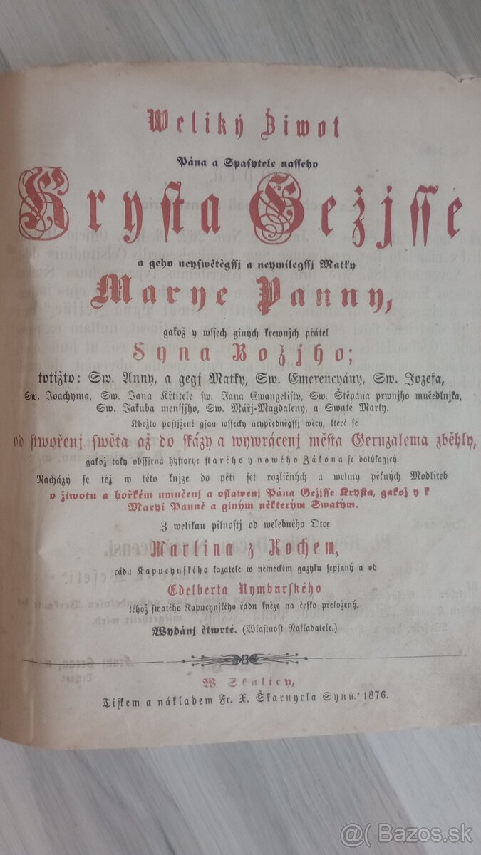 Starožitná biblia z r. 1876 - 3