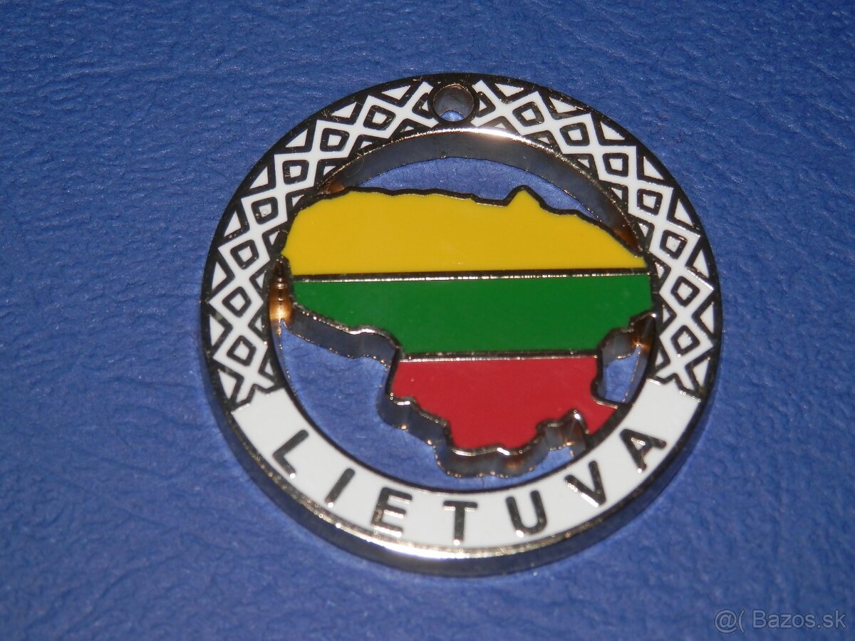 Kovové magnetky LITVA - 3