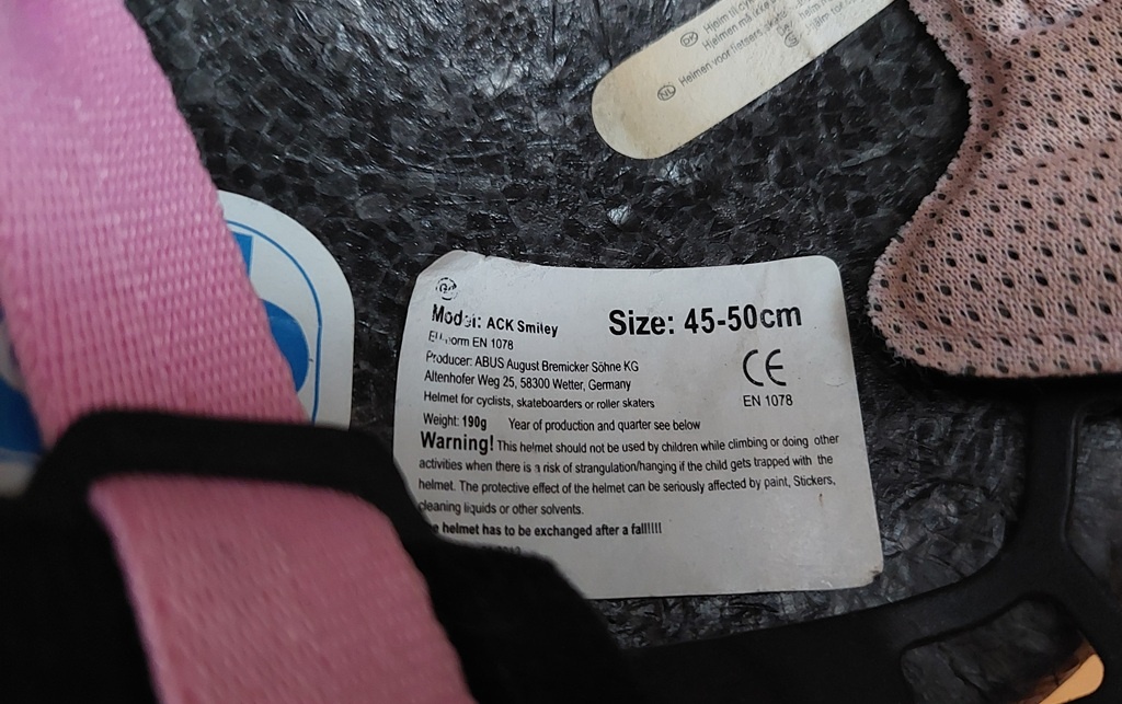 Dievčenská cyklistiská prilba Abus 45-50 cm - 3