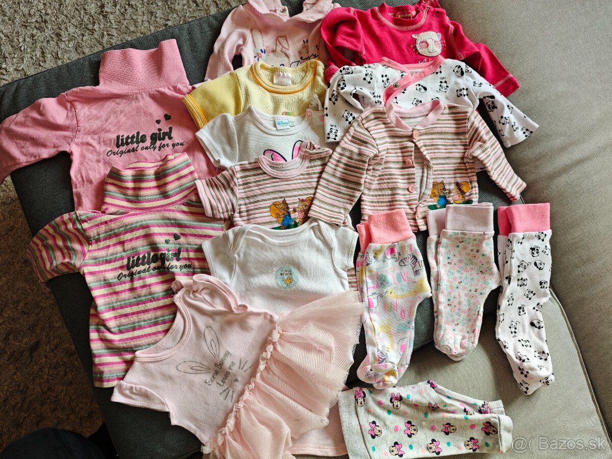 Dievčenské body veľkosť 56-62-68 - 3