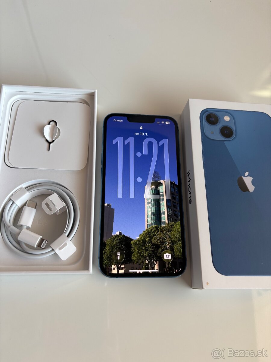 Predám iPhone 13, 128 GB, modrej farby - 3