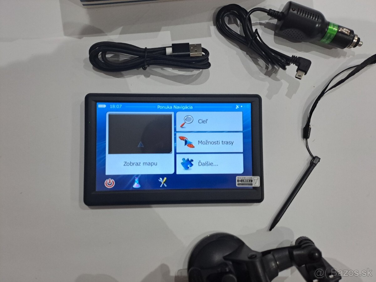 GPS Navigácia 7" iGO Primo menu SK - 3