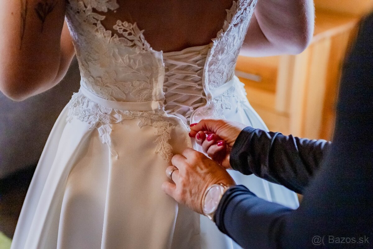 Svadobné šaty 34-40 - 3