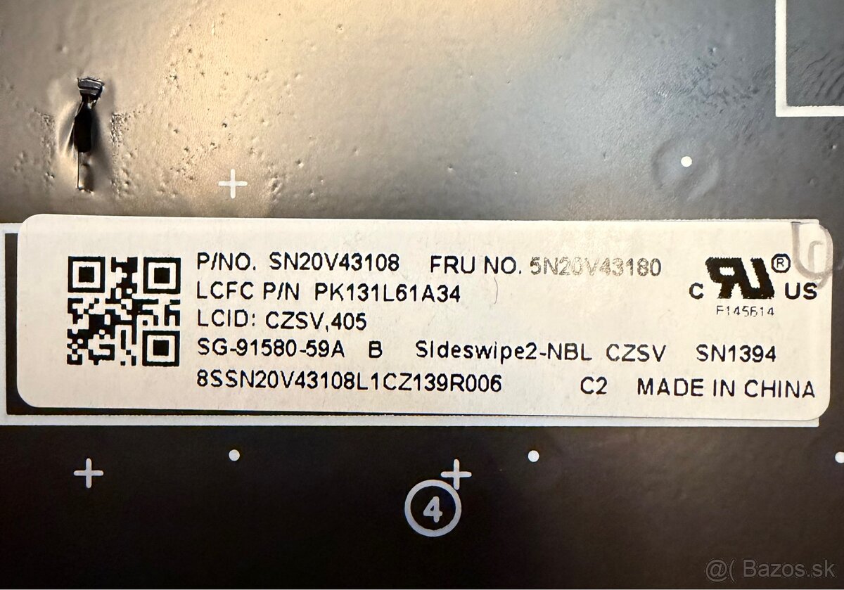 Klávesnica Lenovo ThinkPad X13 Gen 1 - 3