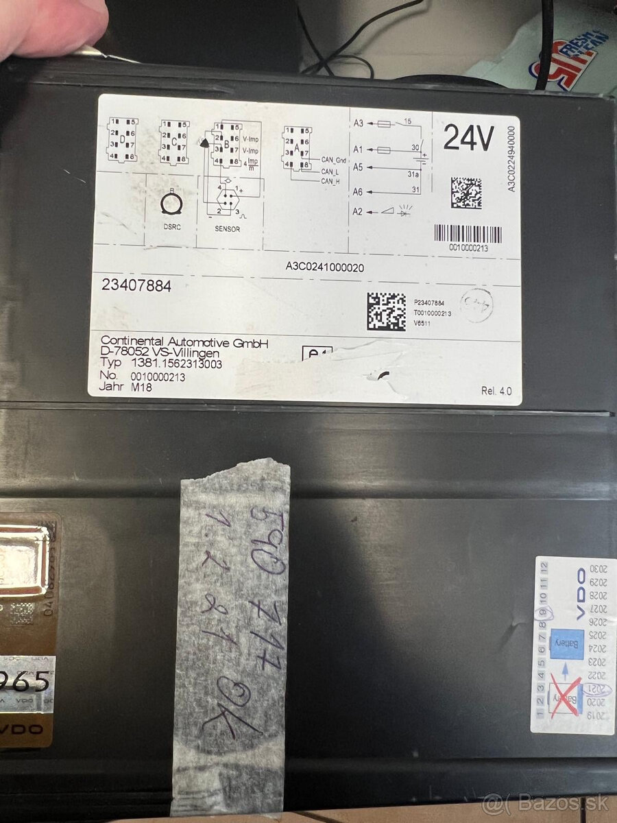 Tachograf na Volvo - 3