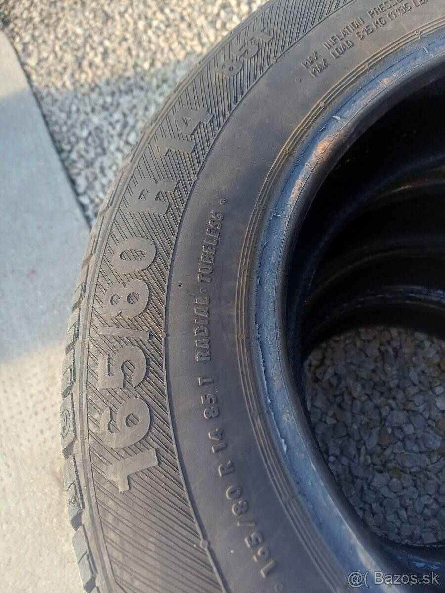 165/80 r14 letne pneumatiky ,Barum - 3