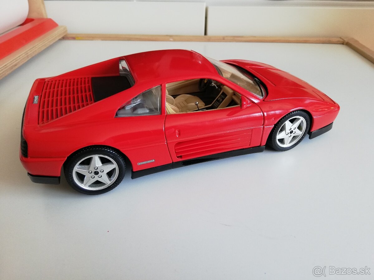 1.18 FERRARI 348 TB cervena Bburago - 3