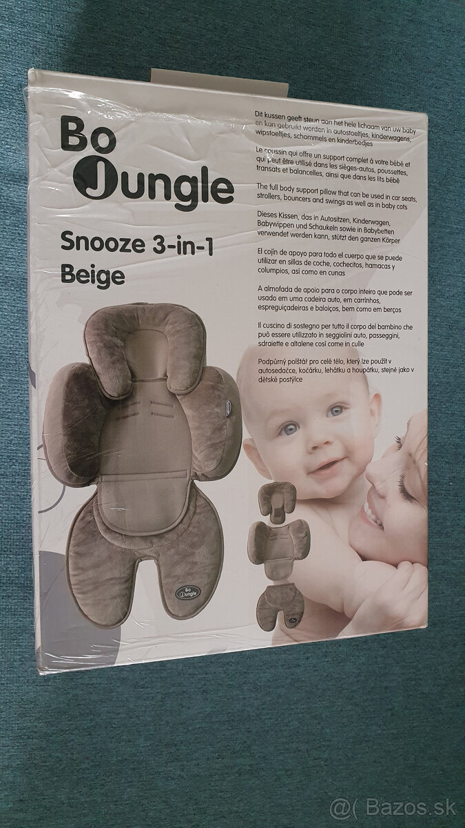 Bo Jungle univerzálna vložka 3 v 1 B-Snooze béžová - 3