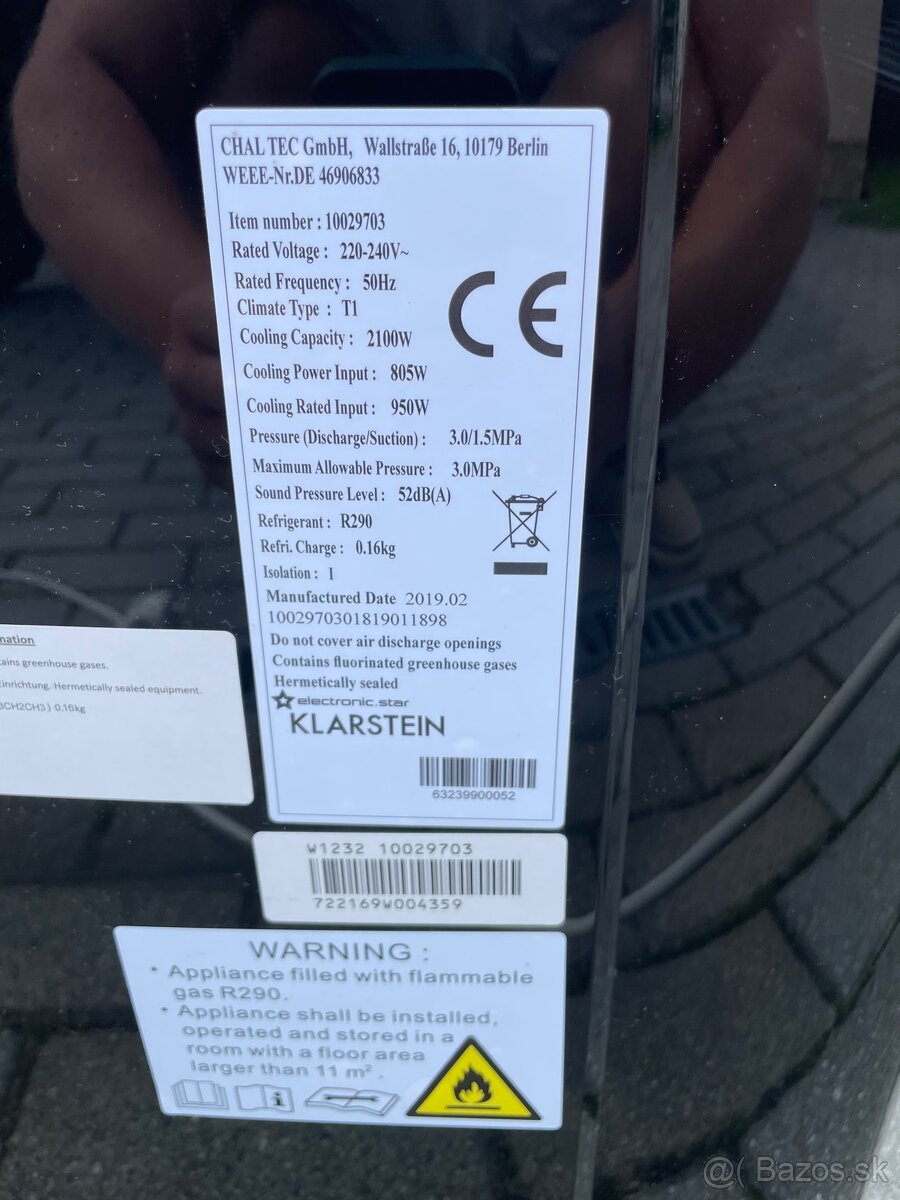 Mobilná klimatizácia klarstein - 3