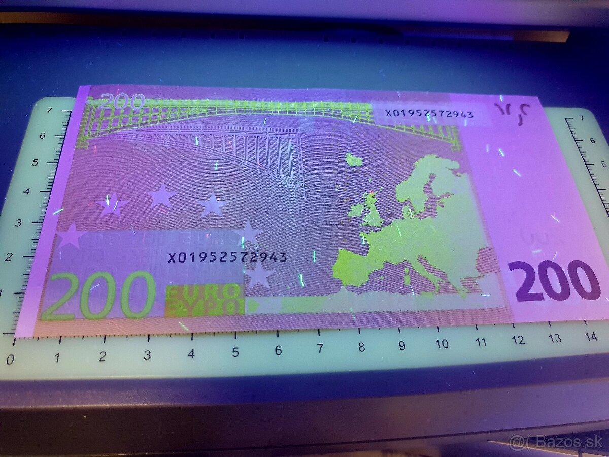 ✅️Bankovka 200€ UNC (0) - 3