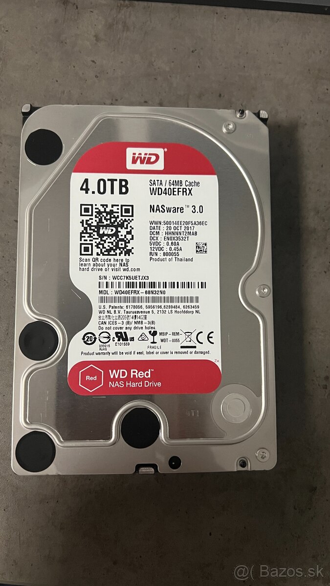 WD 4,0TB SATA WD40EFRX - 3