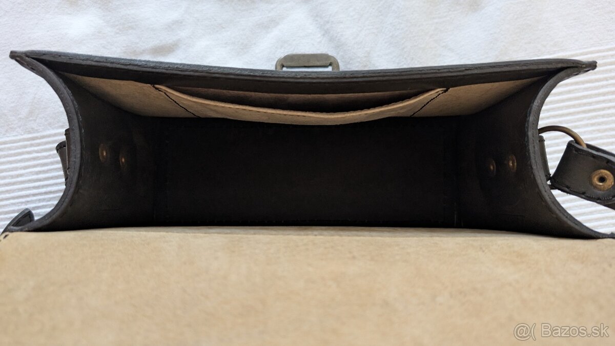 Kožená kabelka- Snail (unisex) - 3