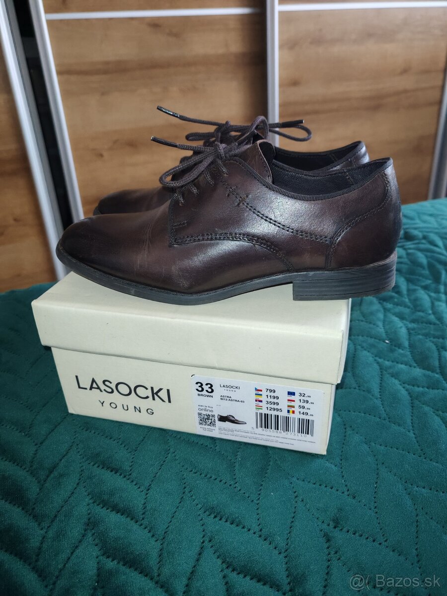 Oblek 134 a topánky 33 - 3