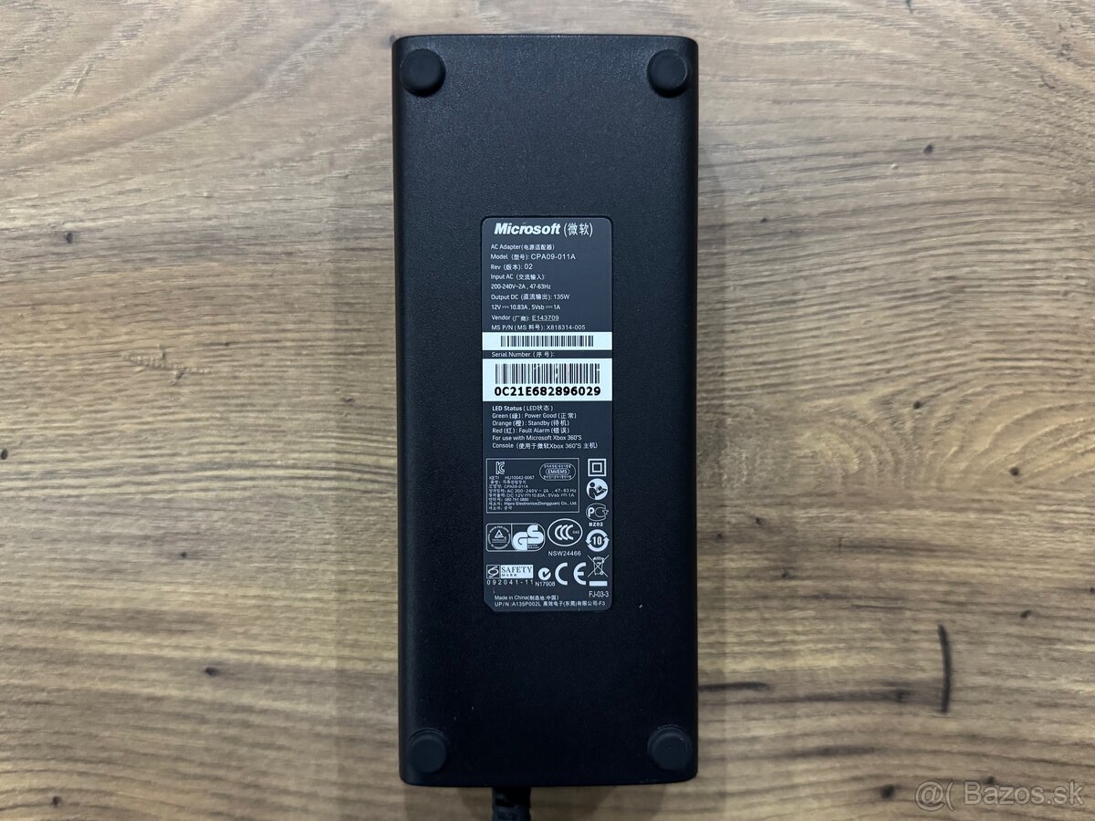 Originál napájací adaptér na Xbox 360 Slim - 3