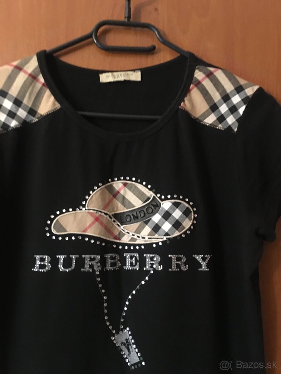 BURBERRY originál dámske tricko S - 3