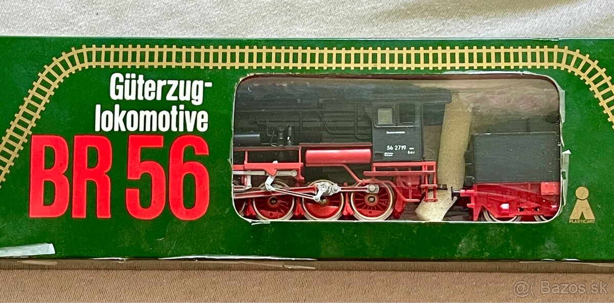 Model lokomotívy BR 56 + vagón cupé - 3