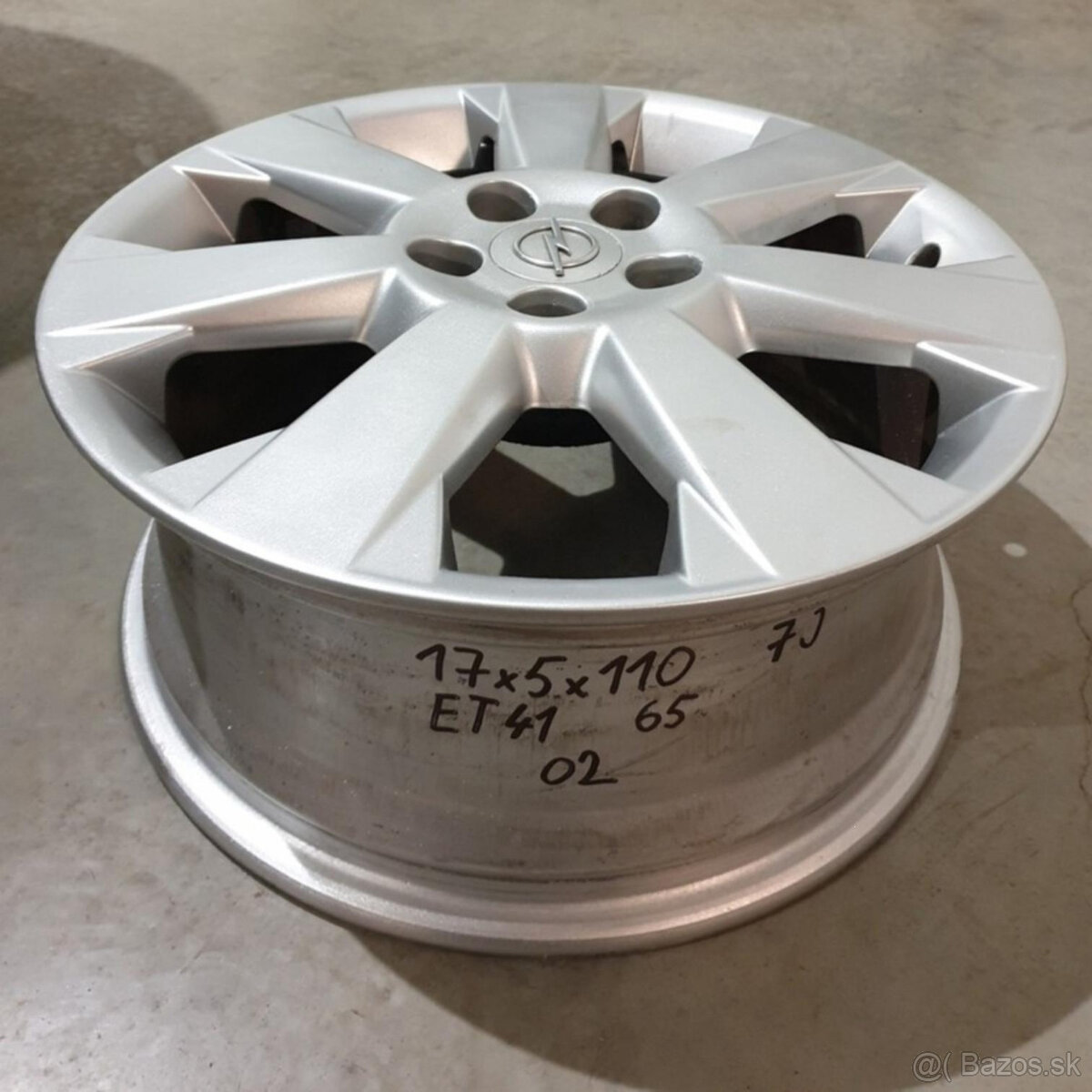 Hliníkové Renault disky 5x110 R17 7J ET41 - 3