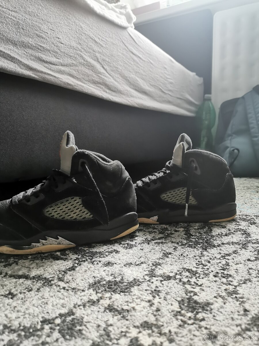 Jordan 5s Black Metallic silver - 3